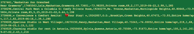 Kaggle 的紐約市 Airbnb 資料集範例