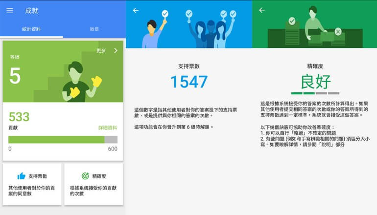 crowdsource2 - 讓人工智慧變得更好，加入 Google Crowdsource 貢獻你的智慧吧！解任務升級還有獎勵唷